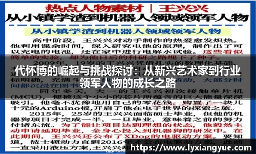 代怀博的崛起与挑战探讨：从新兴艺术家到行业领军人物的成长之路