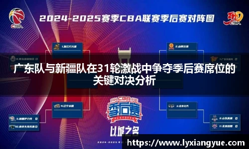 广东队与新疆队在31轮激战中争夺季后赛席位的关键对决分析